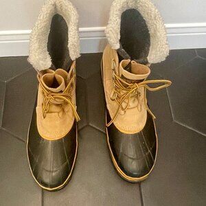 Western Chief Suede Leather Mens Waterproof Winter Snow Boots Waterproof Sz 11